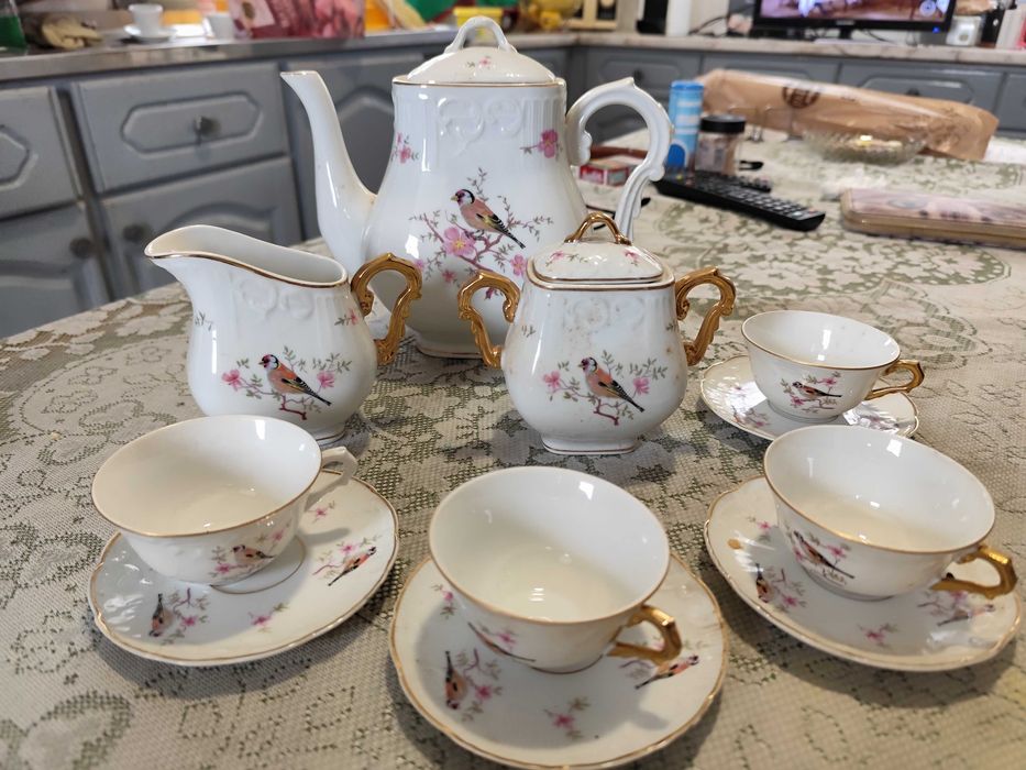 Serviço de chá antigo