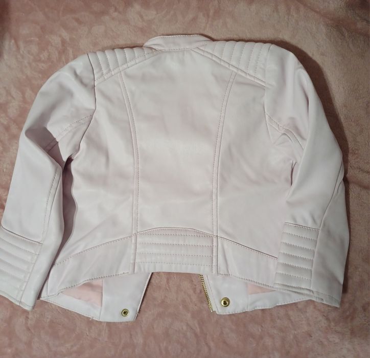 Kurtka dziewczęca rozm 104, h&m eko-skóra (3-4 lata)