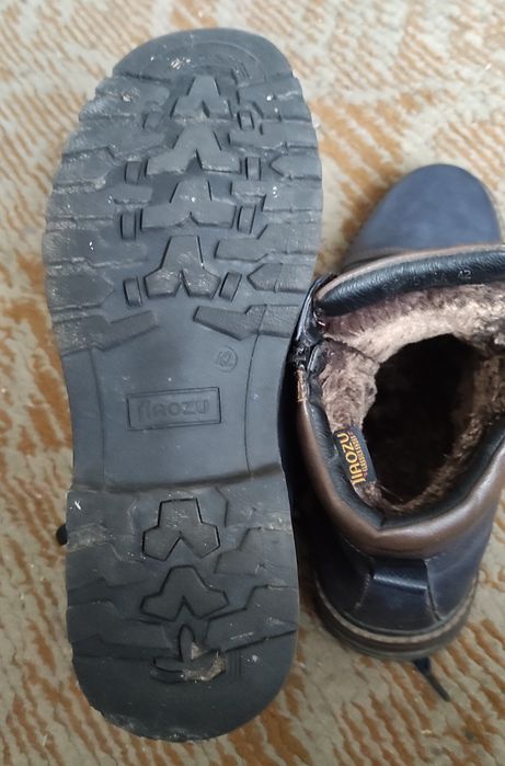 Зимові черевики (ботинки) на густому хутрі унісекс