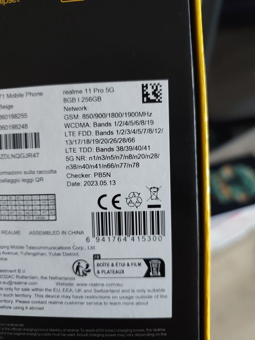 Smartfon Realme 11 pro 8/256