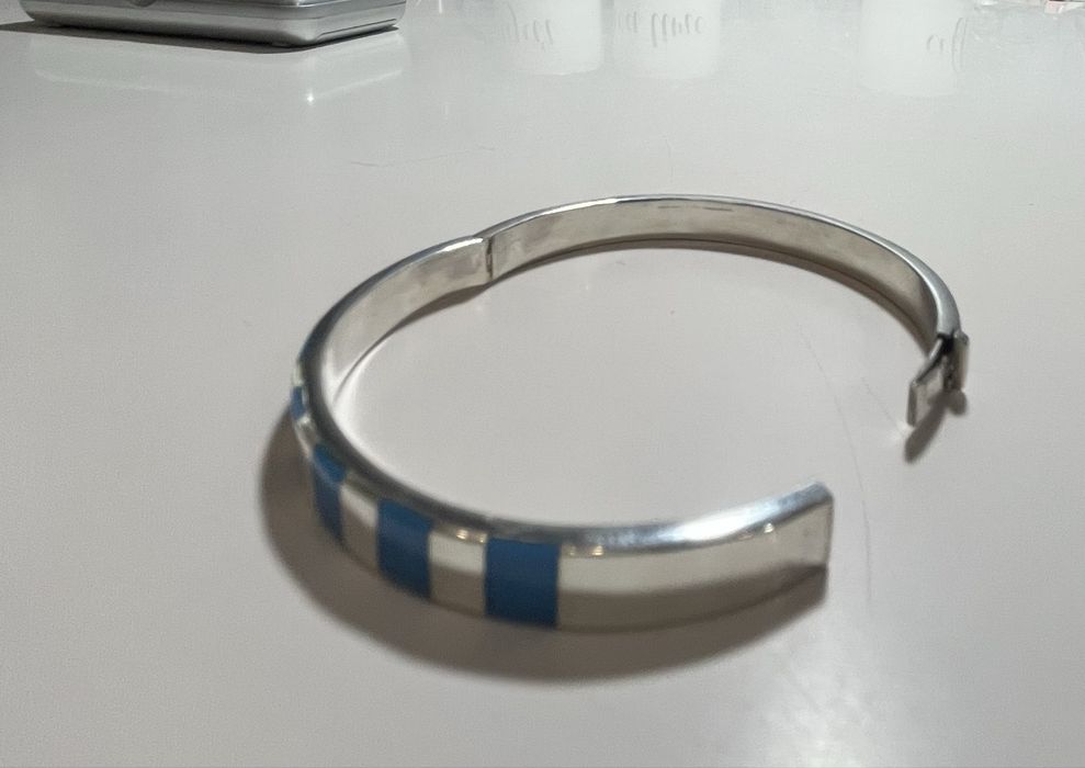 Срібний браслет кафф 925 проба sterling silver