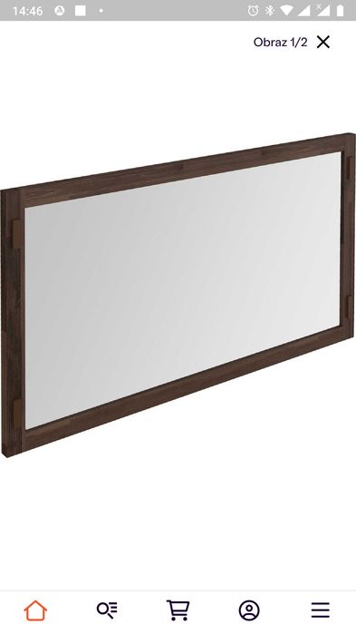 Lustro Allibert Rustic Glenn rama drewniana nowe Warszawa okazja