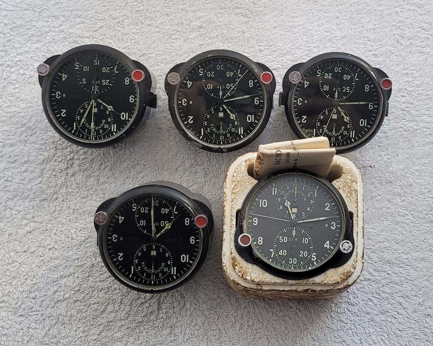 Авиационные часы АЧС1 и АЧС1М СССР на пломбах (на ходу)