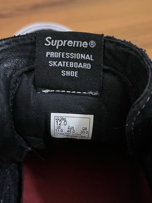Vans x Supreme pro вансы в колоборации суприм про модель