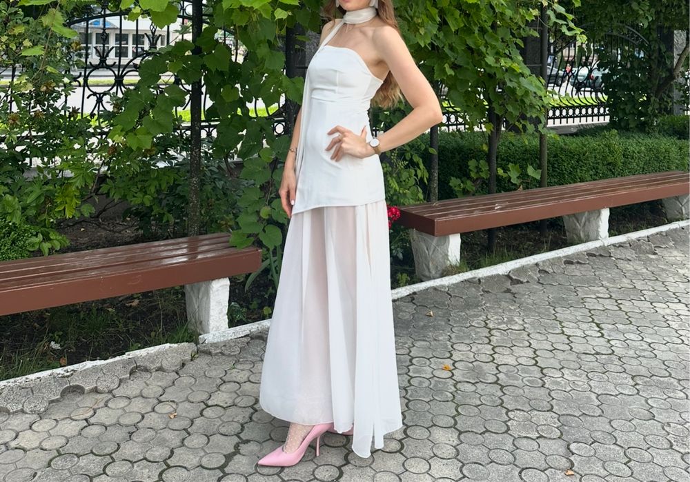 Сукня на весілля плаття біла сукня на корпоратив день народження