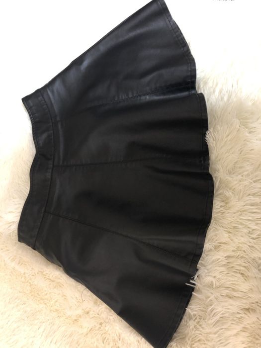 Кожаная юбка