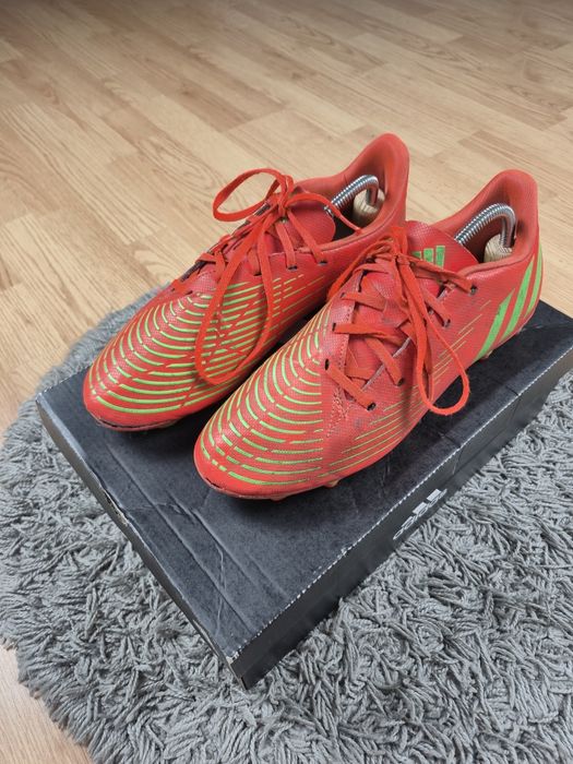 Korki Piłkarskie Adidas Predator Edge czerwone FG amatorki rozmiar 44