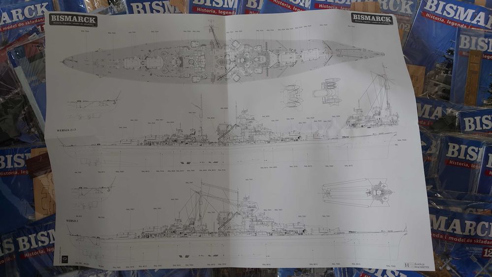 HACHETTE BISMARCK 1:200 model 140