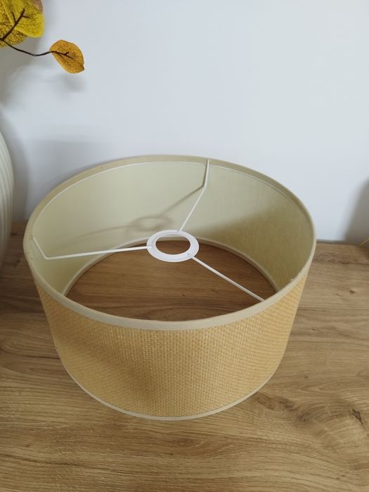 Boho Rattanowy Słomkowy Abażur Klosz do lampy