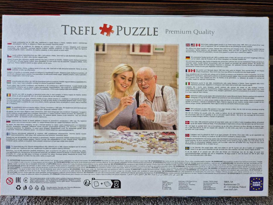 Puzzle Trefl Premium Quality, wybrzeże Amalfi, 1500 elementów