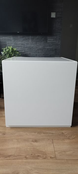 Szafka nad lodówkę Ikea voxtorp biały połysk