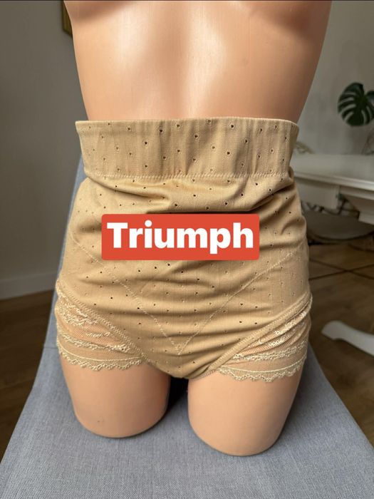 triumph modelujace majtki bezowe