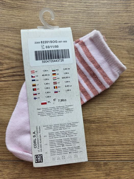 Bluzka dzieczęca r. 74 Coccodrillo skarpetki gratis