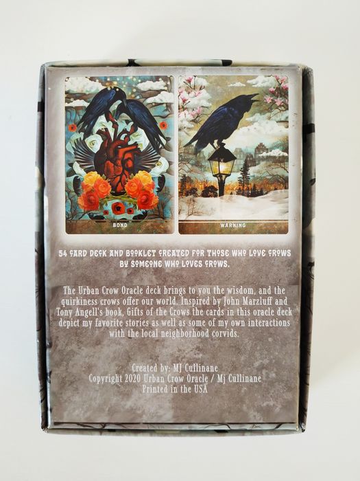 Urban Crow Oracle oráculo cartas como novo