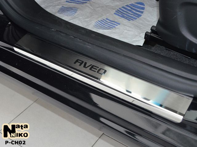 Накладки на пороги Chevrolet Aveo Captiva Cruze  На все виды авта