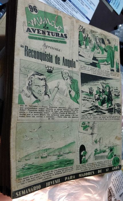 Mundo de Aventuras (MA), lote de 25 números antigos