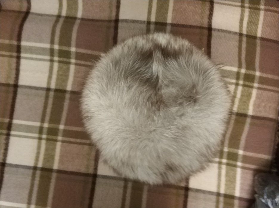 Шапка женская из песца.