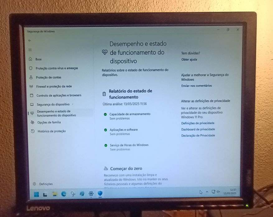 Computador hp  compaq elite 8200 (com  avaria)