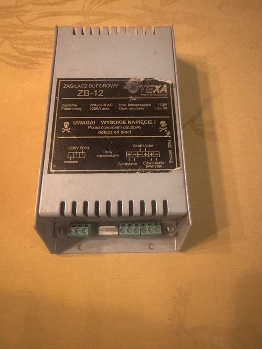 Zasilacz buforowy ZB-12. TEXA
