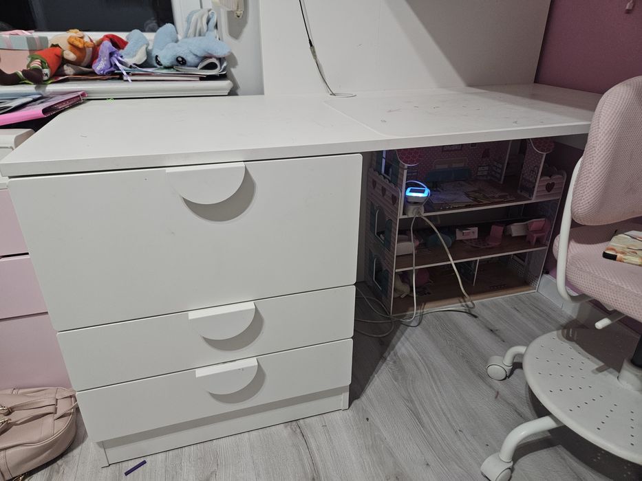 Sprzedam łóżko na antresoli Smastad Ikea