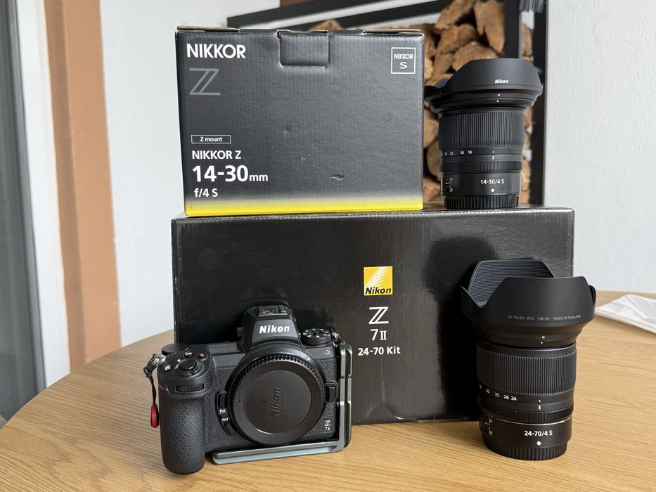 Nikon Z7 II kit +24-70 f4 + 14-30 f4 +L-bracket