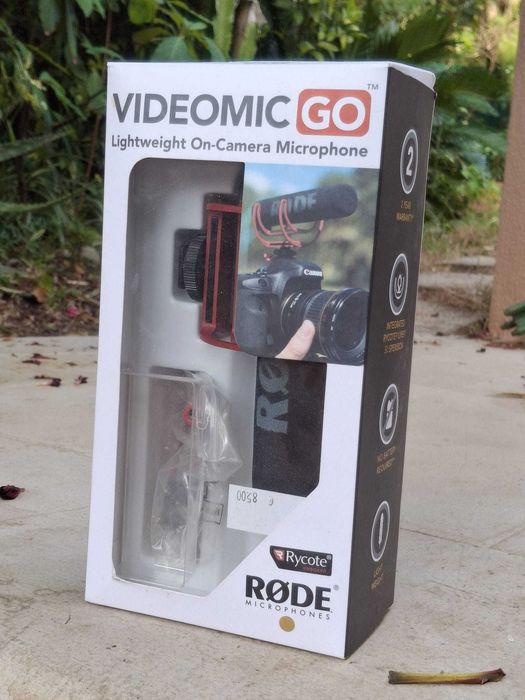 Microfone RØDE VideoMic GO – Como Novo – Caixa Original