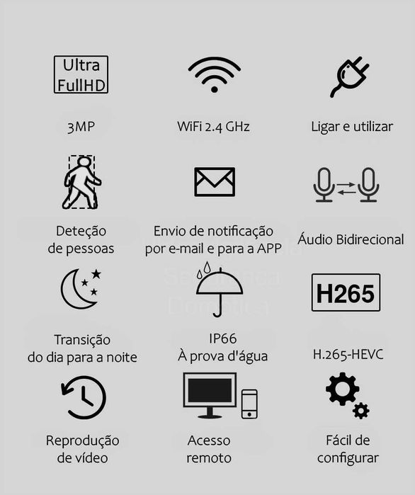 Sistema Vigilância ‼️ 8 Canais ‼️ 8 Câmaras ‼️ Sem Fios ‼️ UltraFullHD