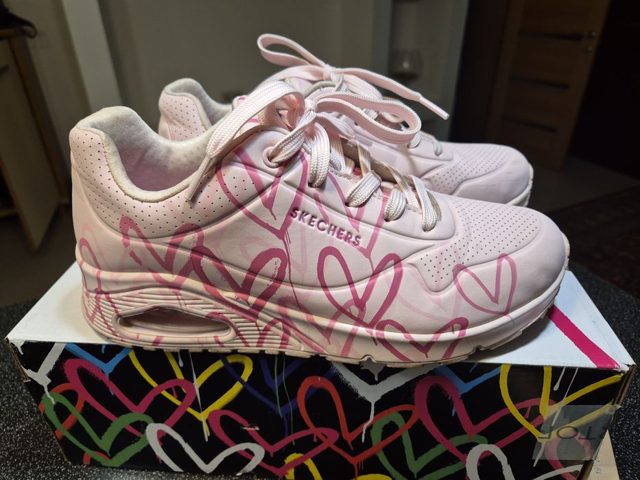 Кросівки Skeshers Los Angeles серце рожеві