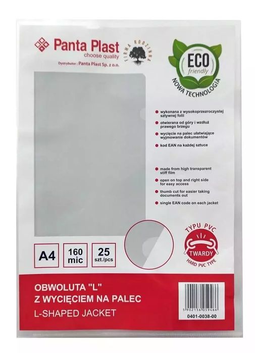 Obwoluta L PVC. Nowy Produkt