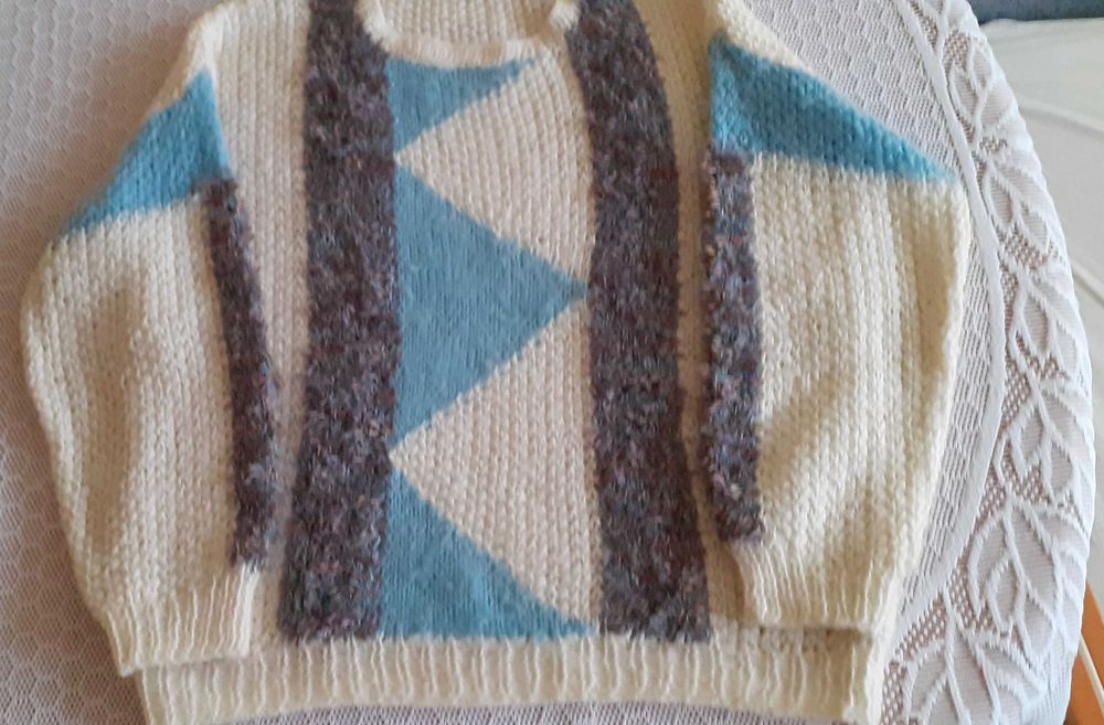 Sweter damski wełniany L