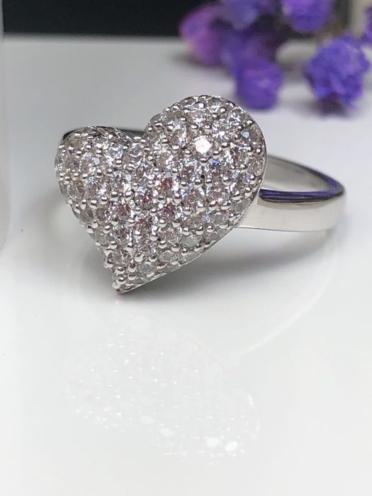 Знижка ! Срібне колечко з цирконієм Sif Jakobs, Thomas Sabo р. 17, 5