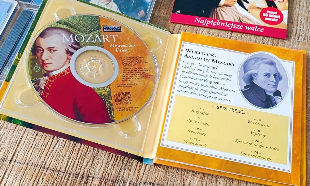 15plyt CD z muzyką klasyczną ( Klassik zum Kuschen)