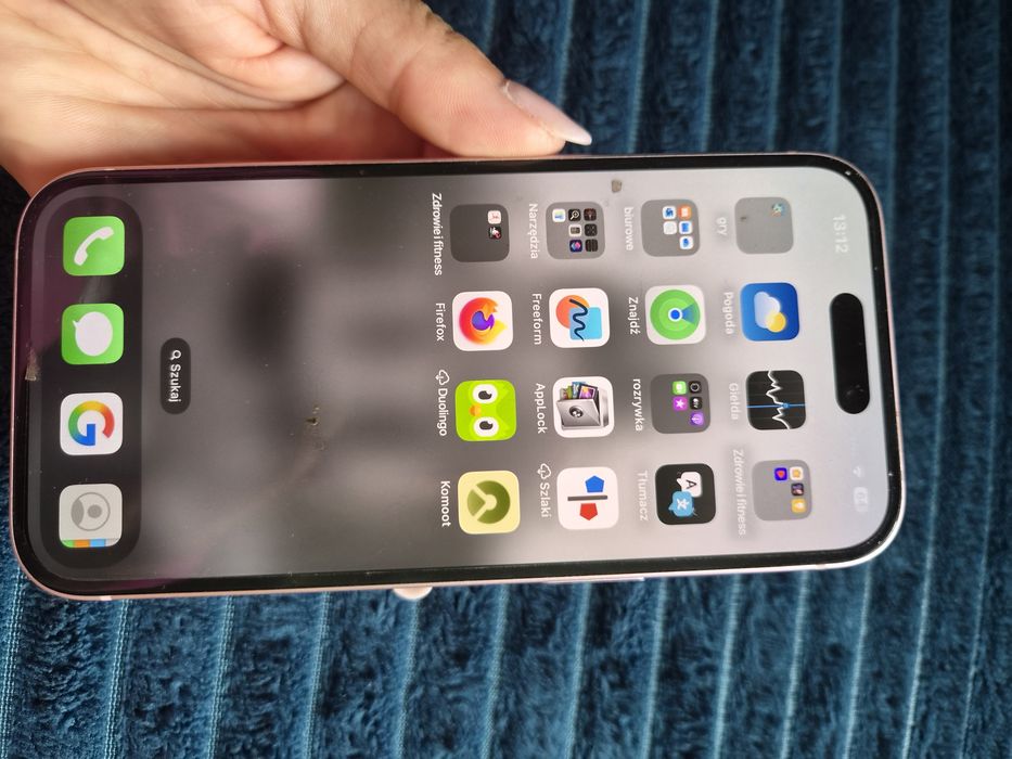 iPhone15 różowy jak nowy