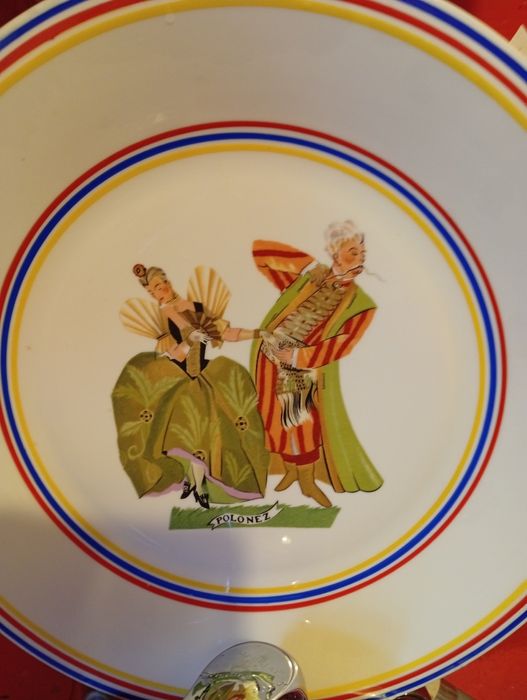 Polonez talerz duży Chodzież