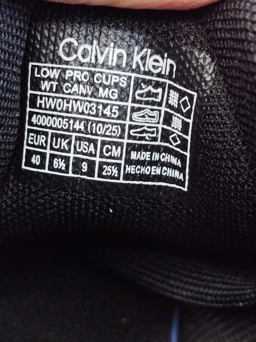 Buty Calvin Klein Low Pro Cups Wt Canv Mg