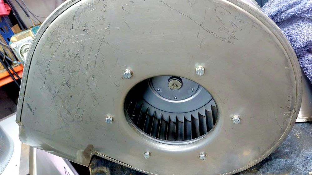 Ventilador extrator de Ar fumos Gazes tintas de estufas de pintura