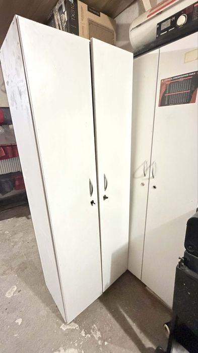 Szafki  biale regaly  180x65x40