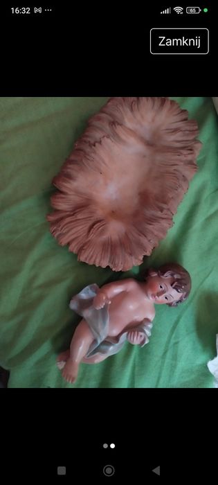 Figurka dzieciątka Jezus.