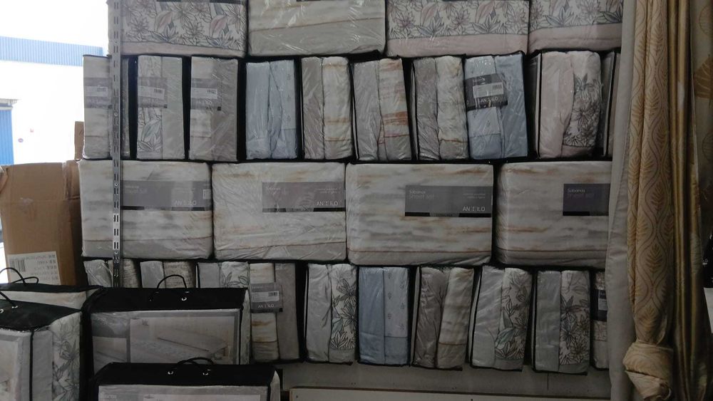 Jogo de Lençóis em Coralina para Casal Novos