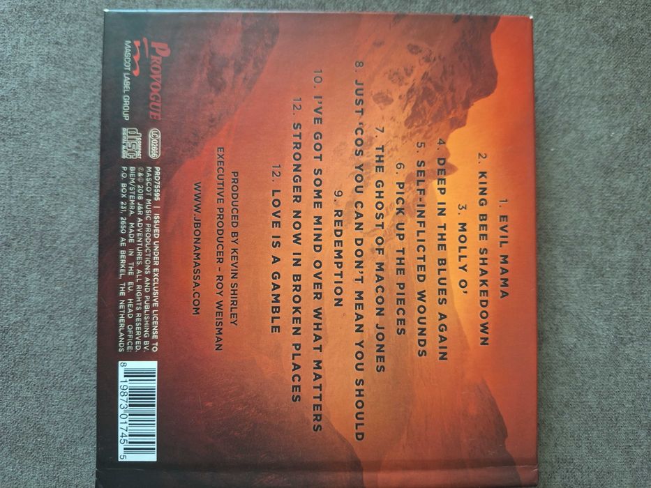 Joe Bonamassa_CD Redemption Limited Edition misprint