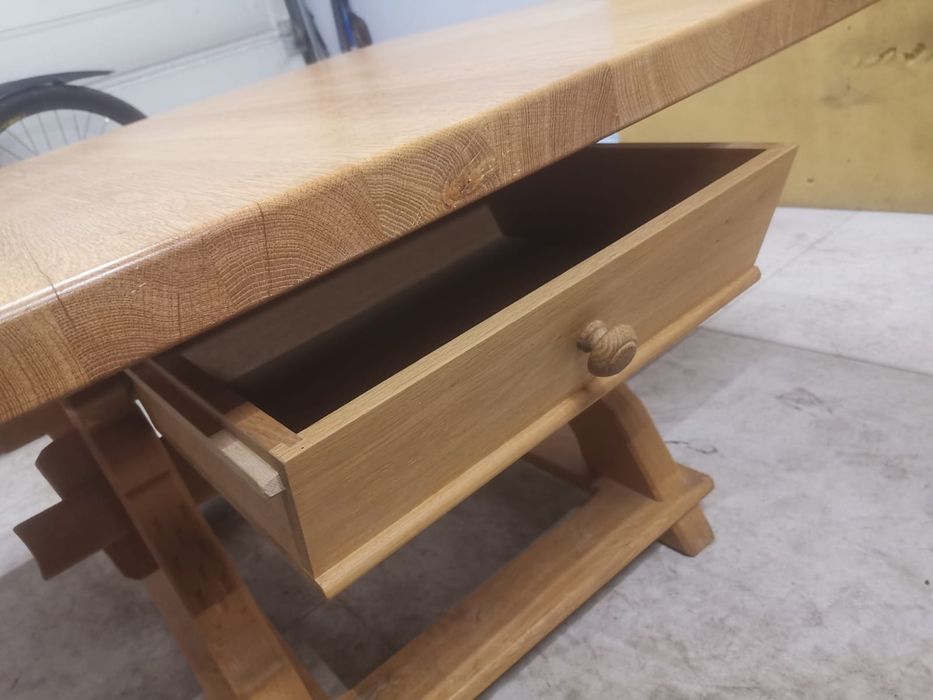 2 Stoły Antyczne Dębowe, Niemieckie