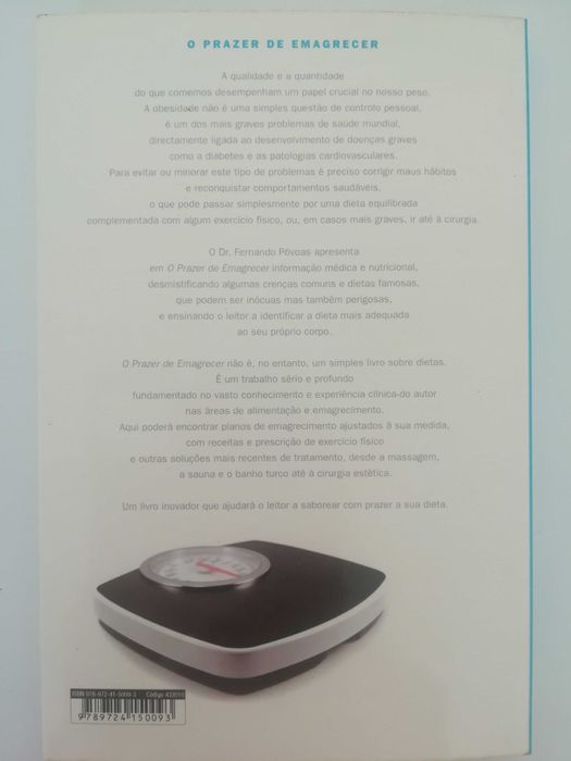 O Prazer de Emagrecer de Fernando Póvoas