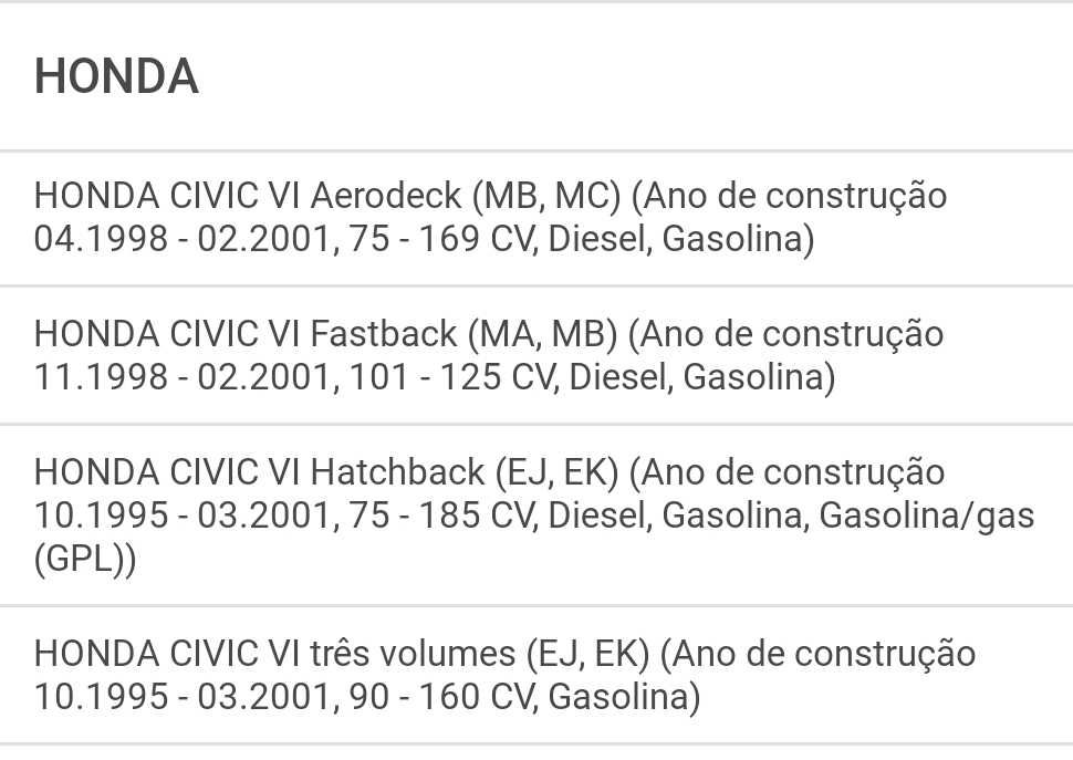 ALKAR farol frontal Honda Civic