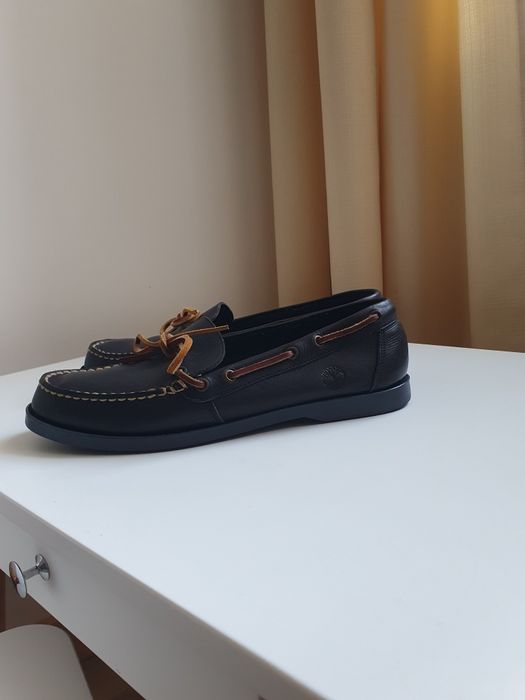 Нові шкіряні туфлі мокасини лофери  топсайдери Timberland Hand Sewn