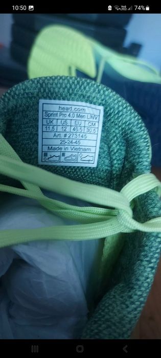 Buty tenisowe męskie Head Sprint Pro
4.0 Clay lime/navy