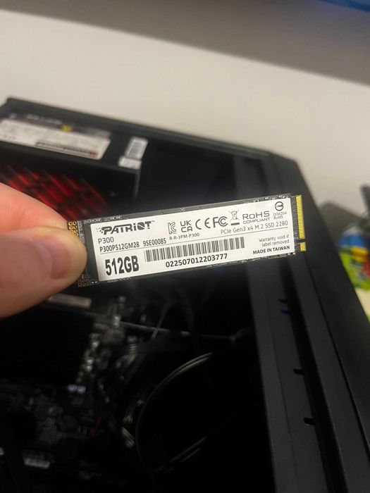 Dysk wewnętrzny SSD Patriot P300 512GB PCIe x4 NVMe 1700 MB/s M.2 2280