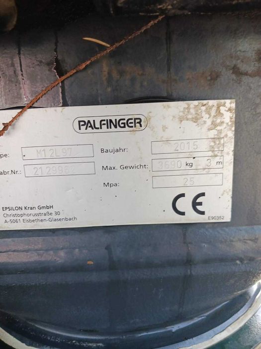Гідроманіпулятор Palfinger M12L 97