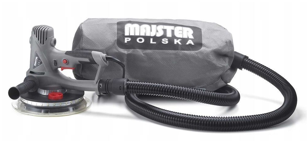 SZLIFIERKA do GIPSU GŁADZI Tynków Ścian Sufitów LED 1800W Tarcze Nowa