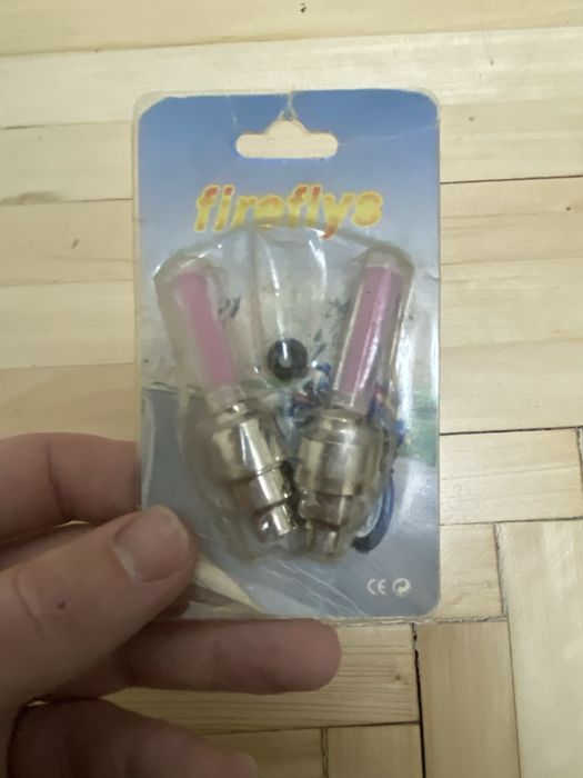 Ковпачки на велосипед Fireflys 2 шт. Рожевий