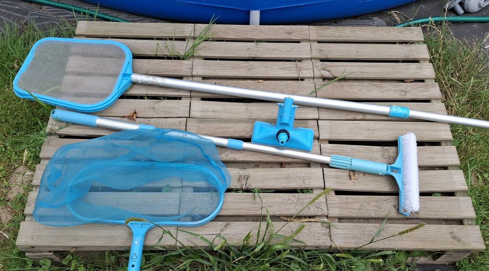 Basen Intex 3,66m + maty solarne +  akcesoria i chemia